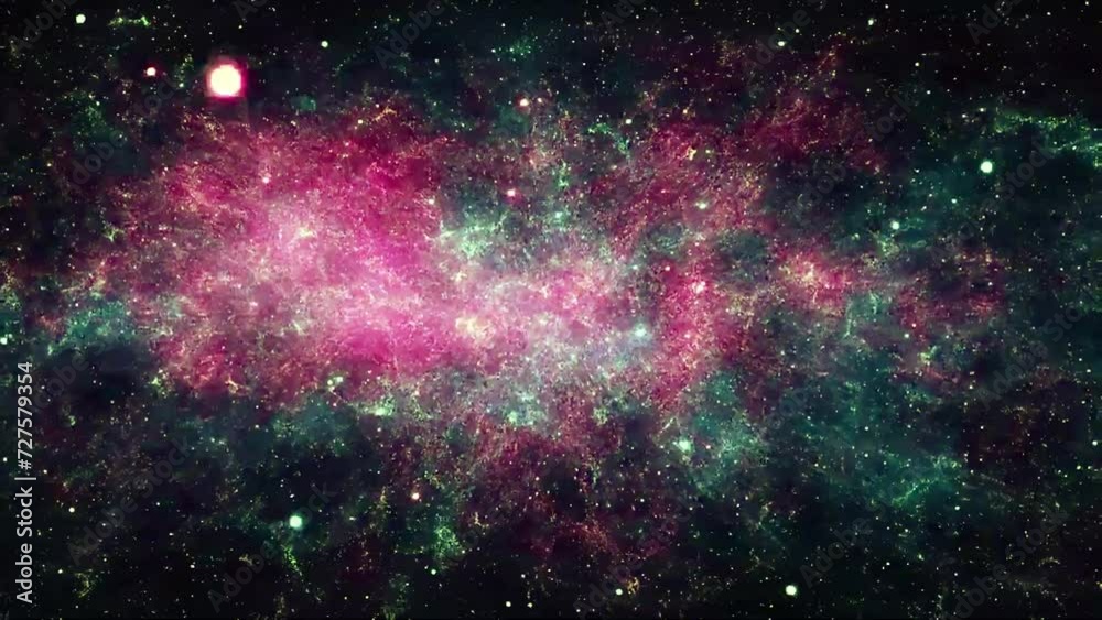Poster space universe motion animation abstract background