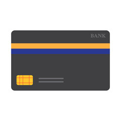 vector design ATM card illustration