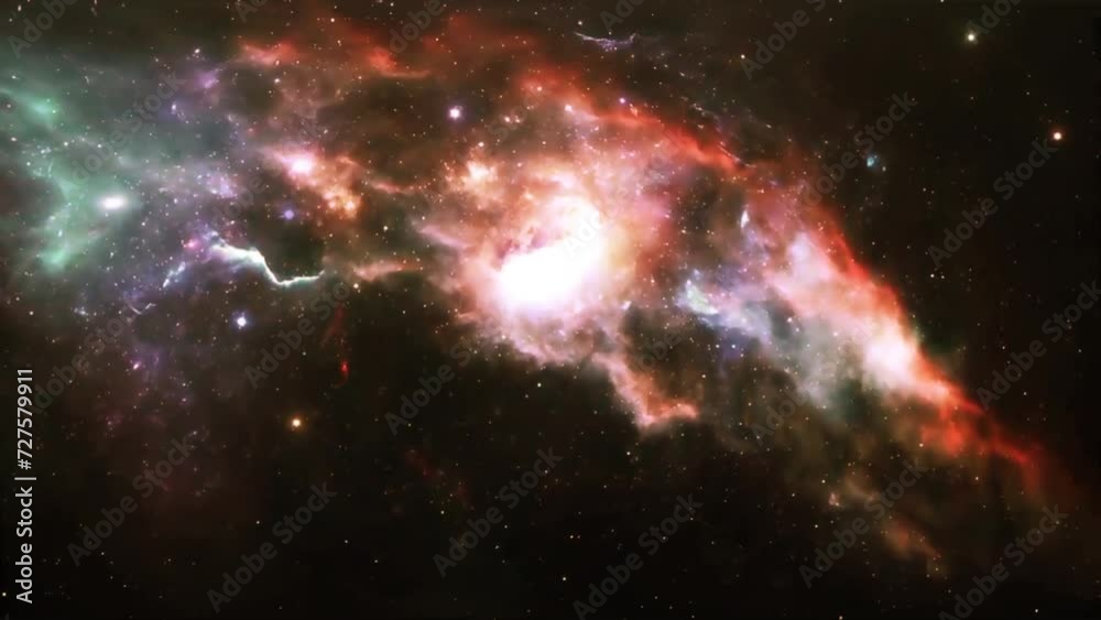 Poster space universe motion animation abstract background
