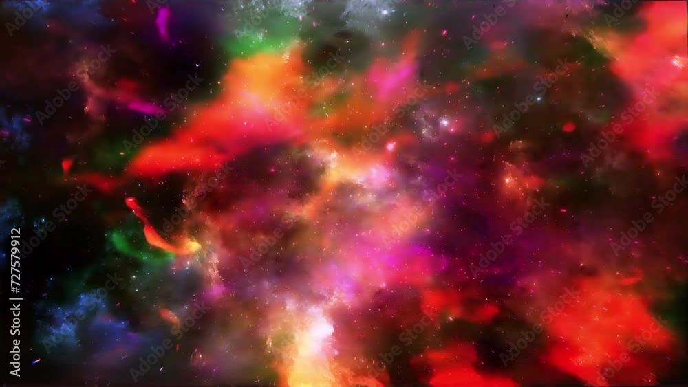 Canvas Prints space universe motion animation abstract background