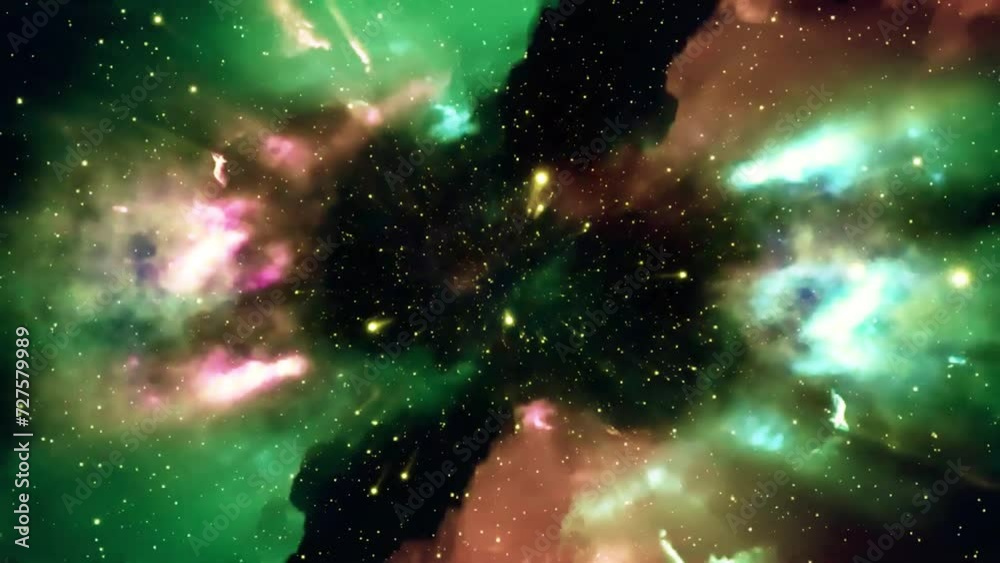 Wall mural space universe motion animation abstract background
