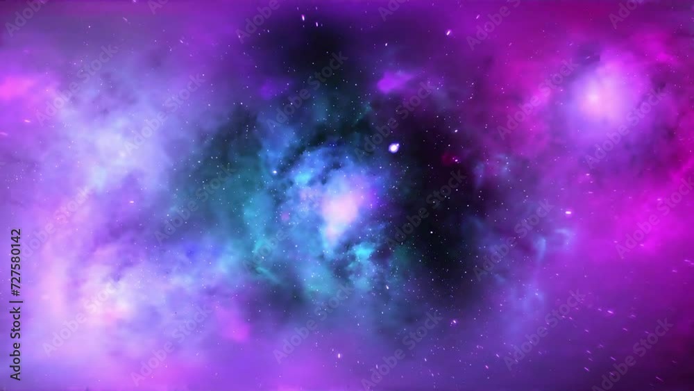 Wall mural space universe motion animation abstract background