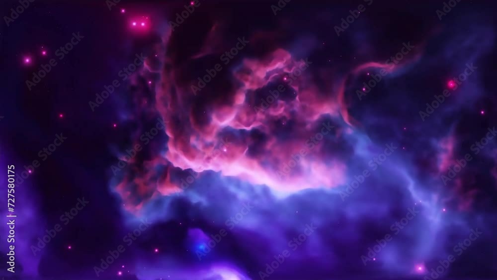 Wall mural space universe motion animation abstract background