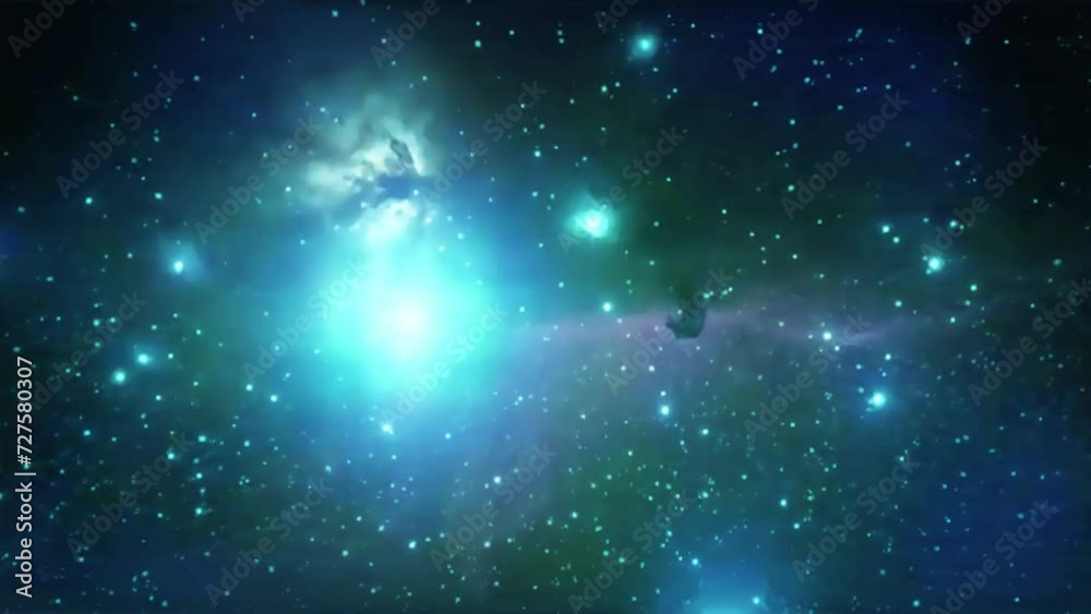 Wall mural space universe motion animation abstract background