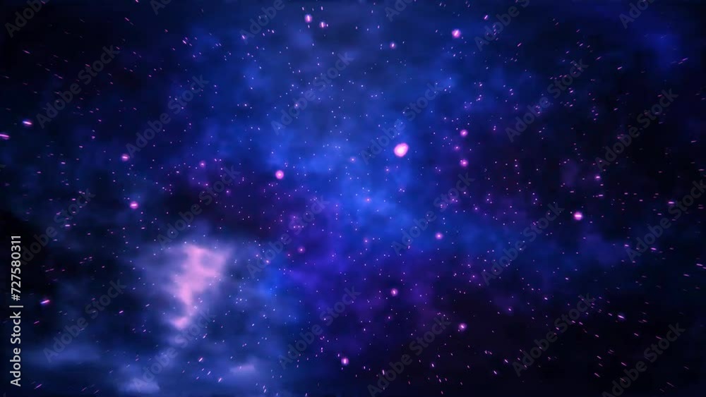 Poster space universe motion animation abstract background