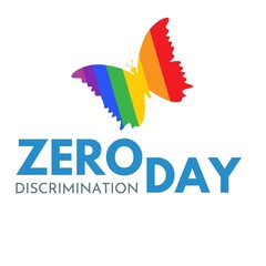 Fototapeta na wymiar Zero Discrimination day concept. 1 March