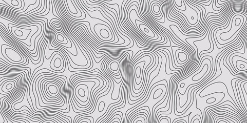 Natural printing illustrations of maps: Vintage contour mapping of maps.  Map in Contour Line Light stripes on a white Map topo Gradient multicolor wave curve lines banner background.