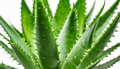Fototapeta premium A close up of a green plant with spiky leaves
