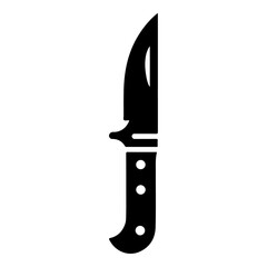 minimal knife icon, clipart, symbol, black color vector silhouette