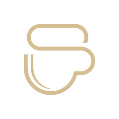  Glass Logo Design Letter S Graphic Element