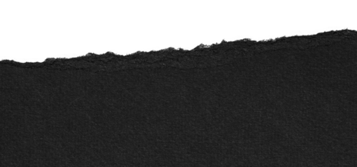 torn black pages with uneven texture edges. set of ripped black paper sheets png isolated on transparent background. document or newspaper mockup.