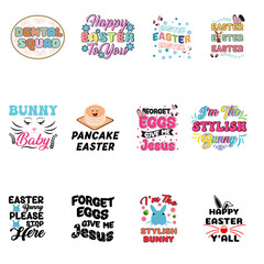 Easter day t-shirt design Bundle.