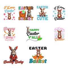 Easter day t-shirt design Bundle.