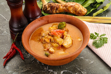 Thai traditional Tom Yum with chicken