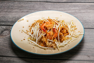 Pad thai - noodle with shrimps