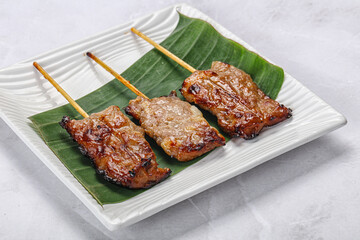 Thai cuisine - grilled pork skewer