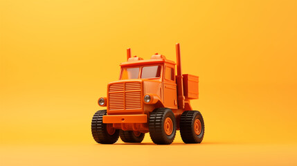  Dump Truck Toy. Generative AI.