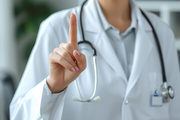 Doctor's Finger Pointing for Precise Healthcare Diagnosis and Consultation, Generative Ai