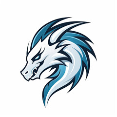 Fototapeta premium e-sport logo dragon