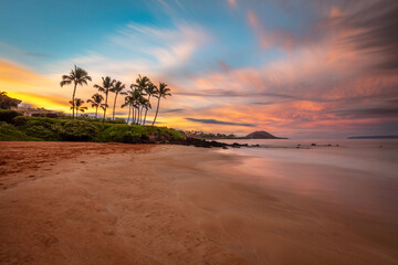 Hawaii Sunrise wonder from a Maui Beach