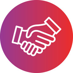 Handshake Icon Style