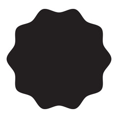 Set of vector starburst, sunburst badges. Different color. Simple flat style Vintage labels. Colored stickers.