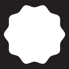 Set of vector starburst, sunburst badges. Different color. Simple flat style Vintage labels. Colored stickers.