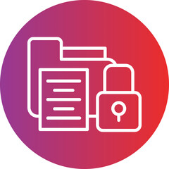 Encrypted Data Icon Style