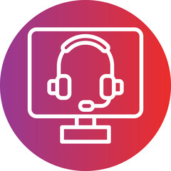 Online Support Icon Style