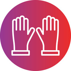 Obraz premium Gloves Icon Style