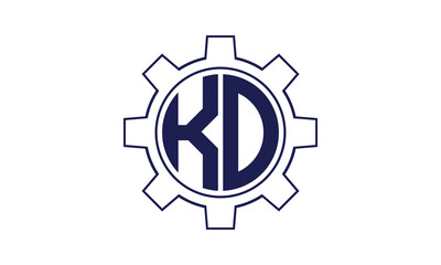 KO initial letter mechanical circle logo design vector template. industrial, engineering, servicing, word mark, letter mark, monogram, construction, business, company, corporate, commercial, geometric