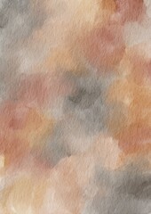 Fototapeta premium Abstract grunge brown color on paper background illustration for decoration on ancient, coffee cafe, historical, building and crafted concept.