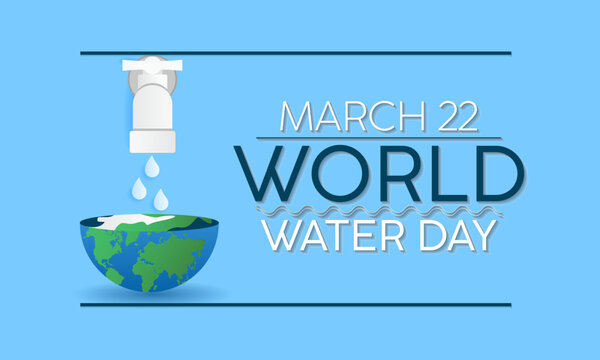 World Water Day Observed every year of March 22nd, Environment Protection Awareness Vector banner, flyer, poster and social medial template design.