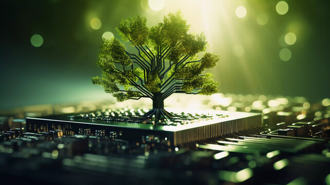 tree in the night