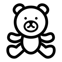 Teddy bear icon
