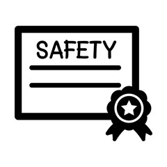 Safety certification icon