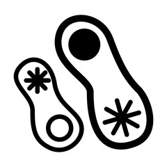 Virus, bacteria, germ icon