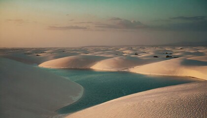 dessert landscape with dunes