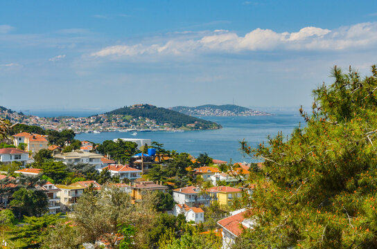Adalar and Princes' islands scenic view from Buyukada 