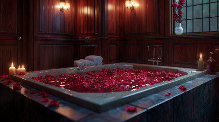 Spa resort in romantic atmosphere