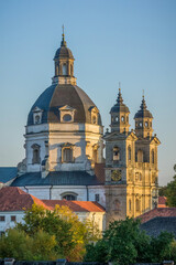 Fototapeta na wymiar Pazaislis Monastery and Church in Kaunas, Lithuania
