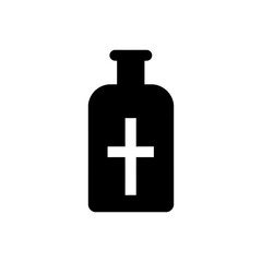 Obraz premium Holy water bottle icon