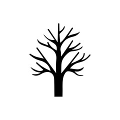 Fototapeta premium Aspen tree icon