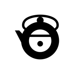 Porcelain petal kettle icon