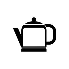 Stainless steel kettle icon