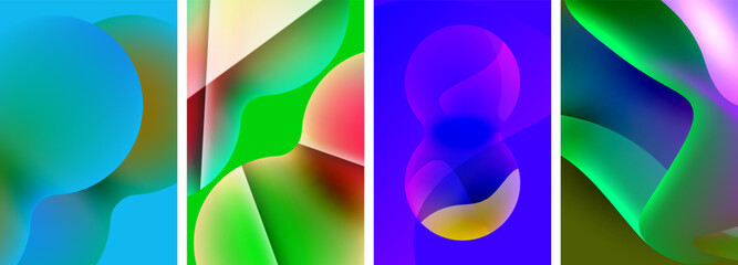 Abstract colors. Abstract backgrounds for wallpaper, business card, cover, poster, banner, brochure, header, website