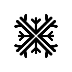 Arctic sparkle snowflake icon