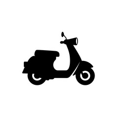 Scooter with sidecar icon