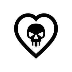 Heart kill icon