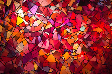 Abstract Geometric Color Explosion.
